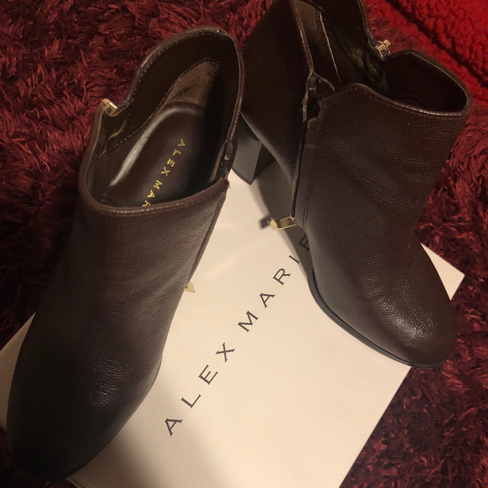 Brown ankle boots